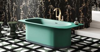 Ванна из искусственного камня Salini Ninfea S-Stone 102721MRF 180x82см RAL полностью